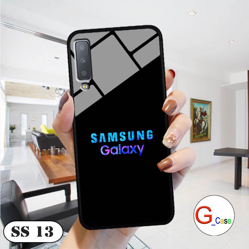 Ốp lưng Samsung Galaxy A7 2018  - in hình 3D Logo điện thoại