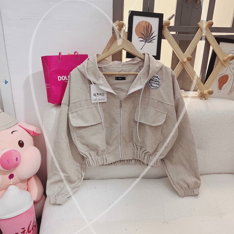 Áo khoác bomber Unisex chống nắng chất nhung tăm, form lửng đẹp dành cho nữ MD&G - AN STORE