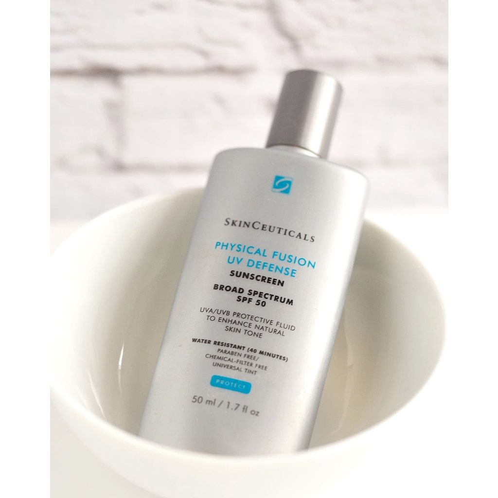 [50ml/125ml] Kem Chống Nắng Nâng Tone Da SkinCeuticals Physical Fusion UV Defense Sunscreen Broad Spectrum SPF 50