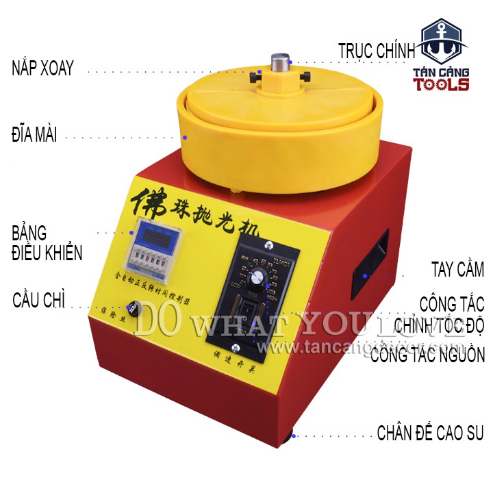 Máy Đánh Bóng Hạt Gỗ Tự Động Zhicheng TLM01