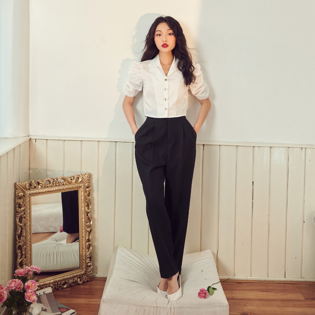 Quần baggy lưng xếp , Peace House Clothing