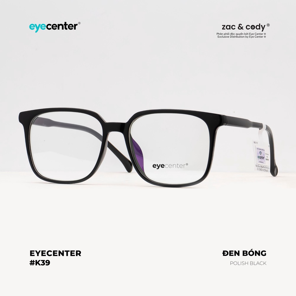 Gọng kính cận nam nữ K39S chính hãng EYECENTER nhựa siêu nhẹ nhập khẩu by Eye Center Vietnam
