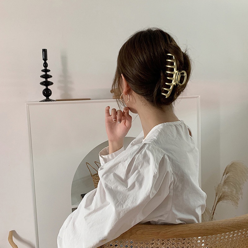 Kẹp Tóc Kim Loại Hình Vây Cá Mập