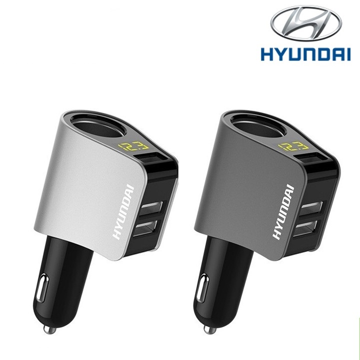 Sản Phẩm Tẩu sạc trên ô tô thương hiệu cao cấp Hyundai HY-10 [CHÍNH HÃNG - BẢO HÀNH 1 NĂM]