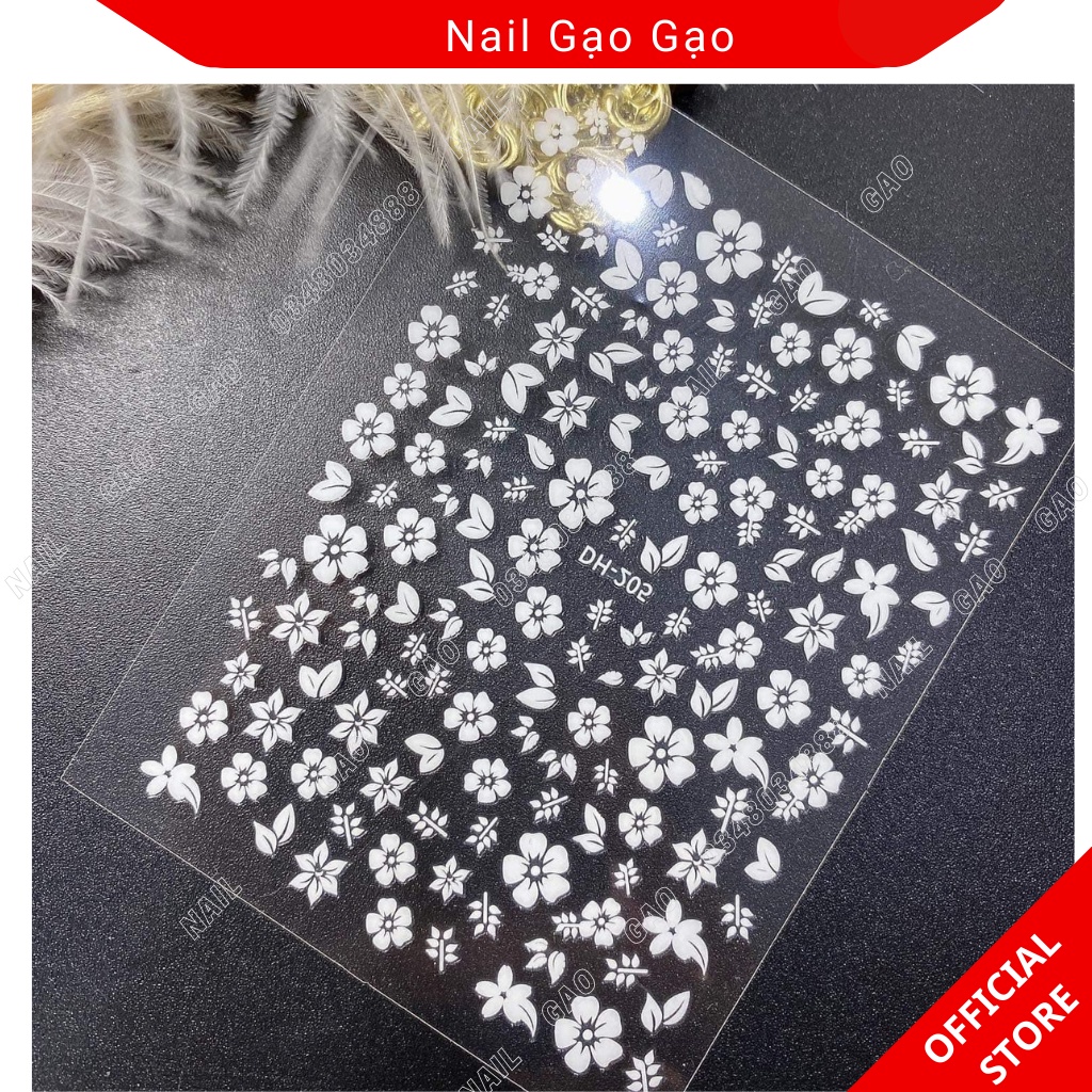 Sticker miếng dán móng hoa mã DH-205