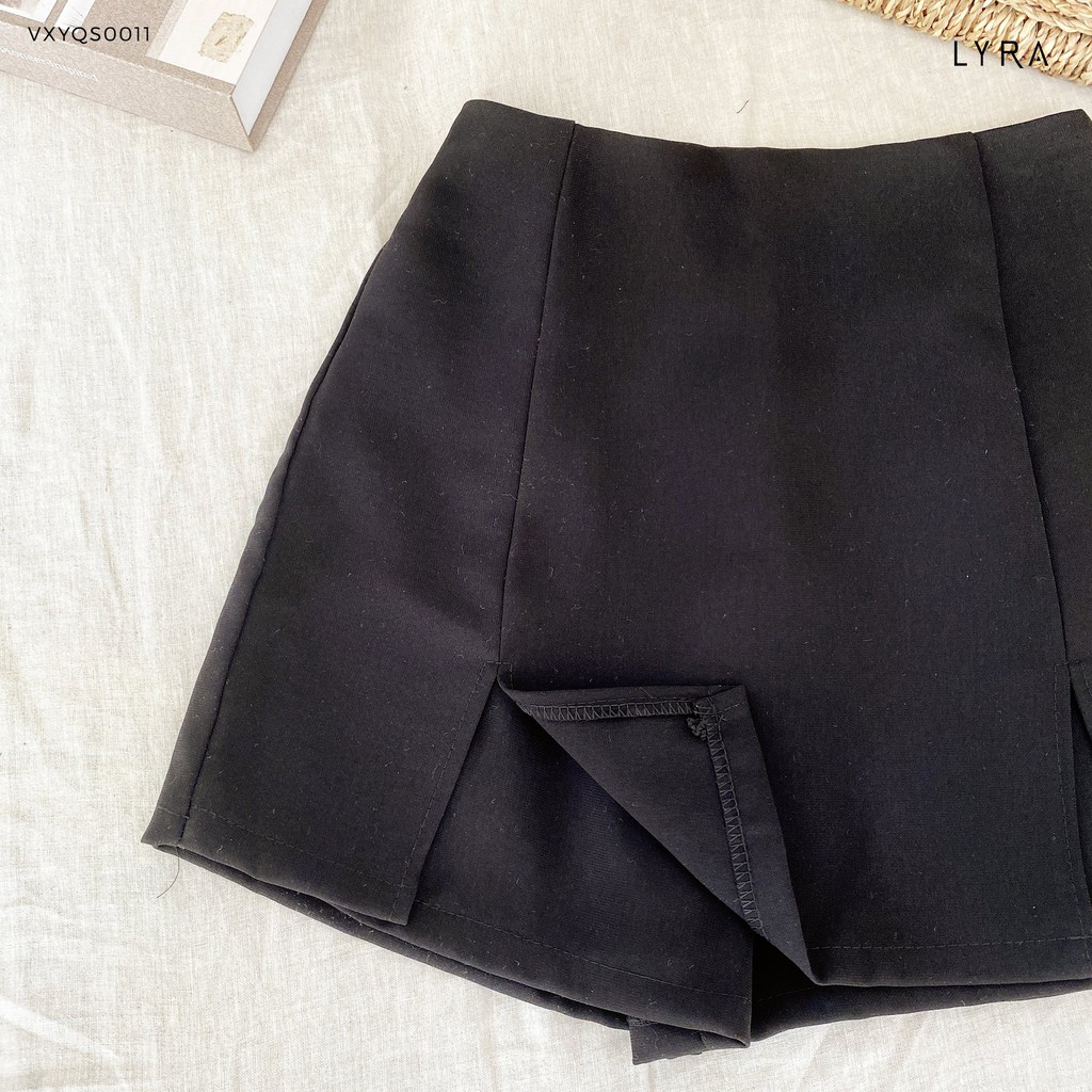 Chân váy chữ A xẻ tà nữ LYRA, giả váy lưng cao nữ tính, trẻ trung phong cách Hàn Quốc-VXYQS0011 | BigBuy360 - bigbuy360.vn