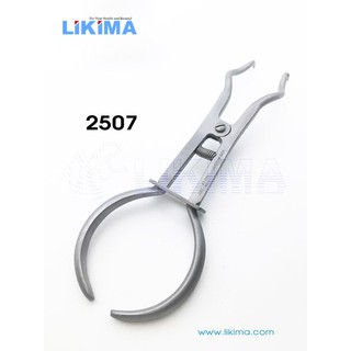 Kìm đặt thun tách kẽ Brewer mũi cong uốn lượn – 2507 Likima