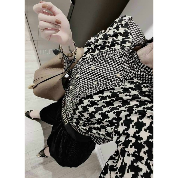 Áo sơ mi nữ tiểu thư tay bồng phối cổ trụ viền bèo siêu xinh, Áo kiểu nữ công sở rẻ đẹp sang trọng lịch sự