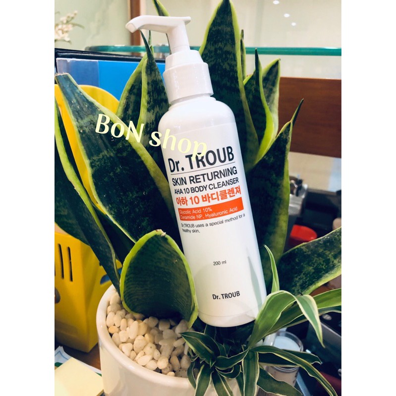 Sữa tắm trắng da sidmool AHA 10%