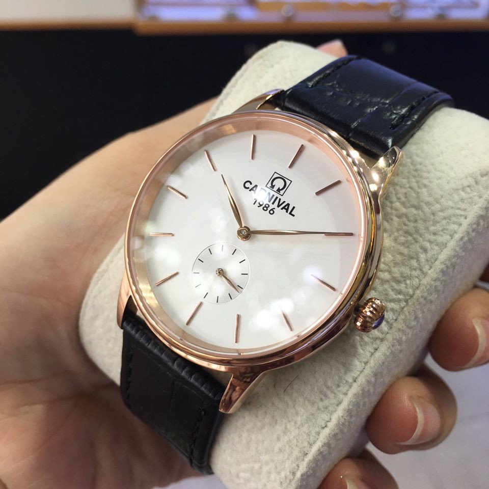 Đồng Hồ Nam Carnival G70802.201.432 Dây Da Chính Hãng