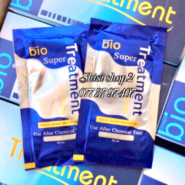 💐1 hộp kem Ủ tóc Bio Super Treatment loại 12 gói & 24 gói,Thái Lan