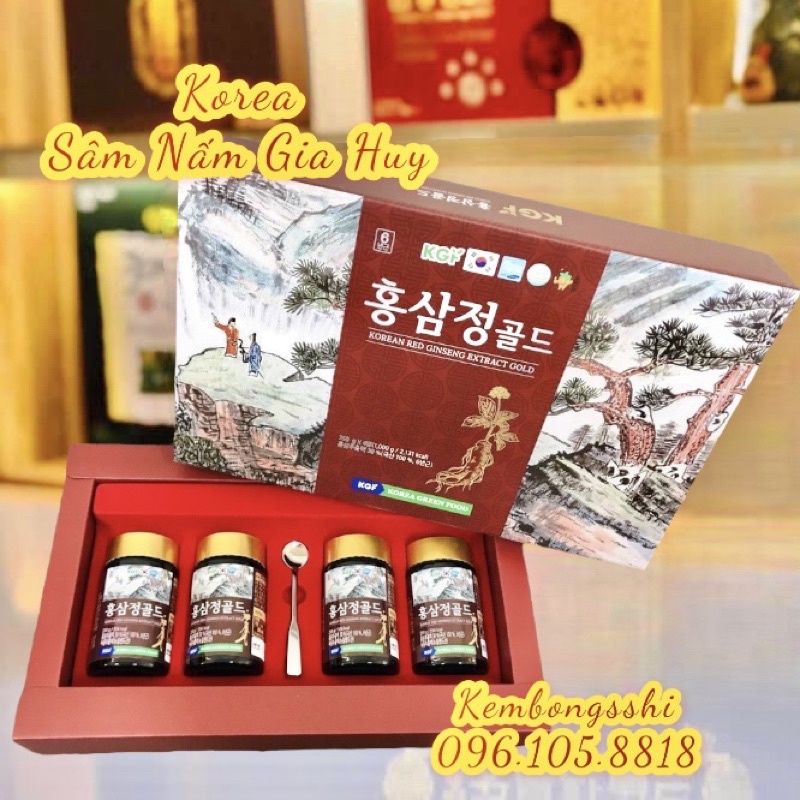 [HÀNG MỚI] Cao Sâm Núi Cao Cấp KGF Hàn Quốc Hộp 4 lọ x 250gr