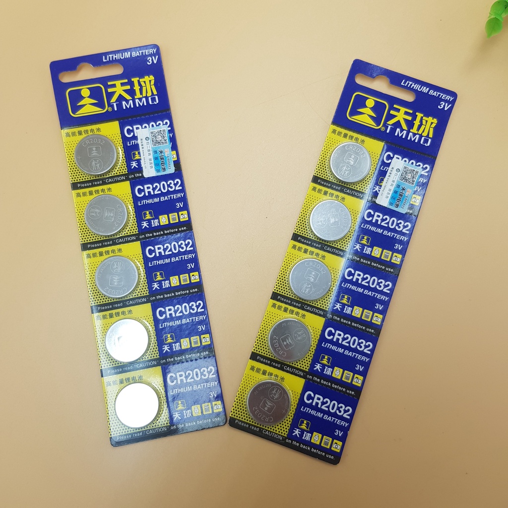 Pin CMOS CR2025/CR2032 Lithium 3V vỉ 1 viên - Pin Loại Tốt cho máy tính, laptop, thiết bị điện, đồng hồ, huyết áp