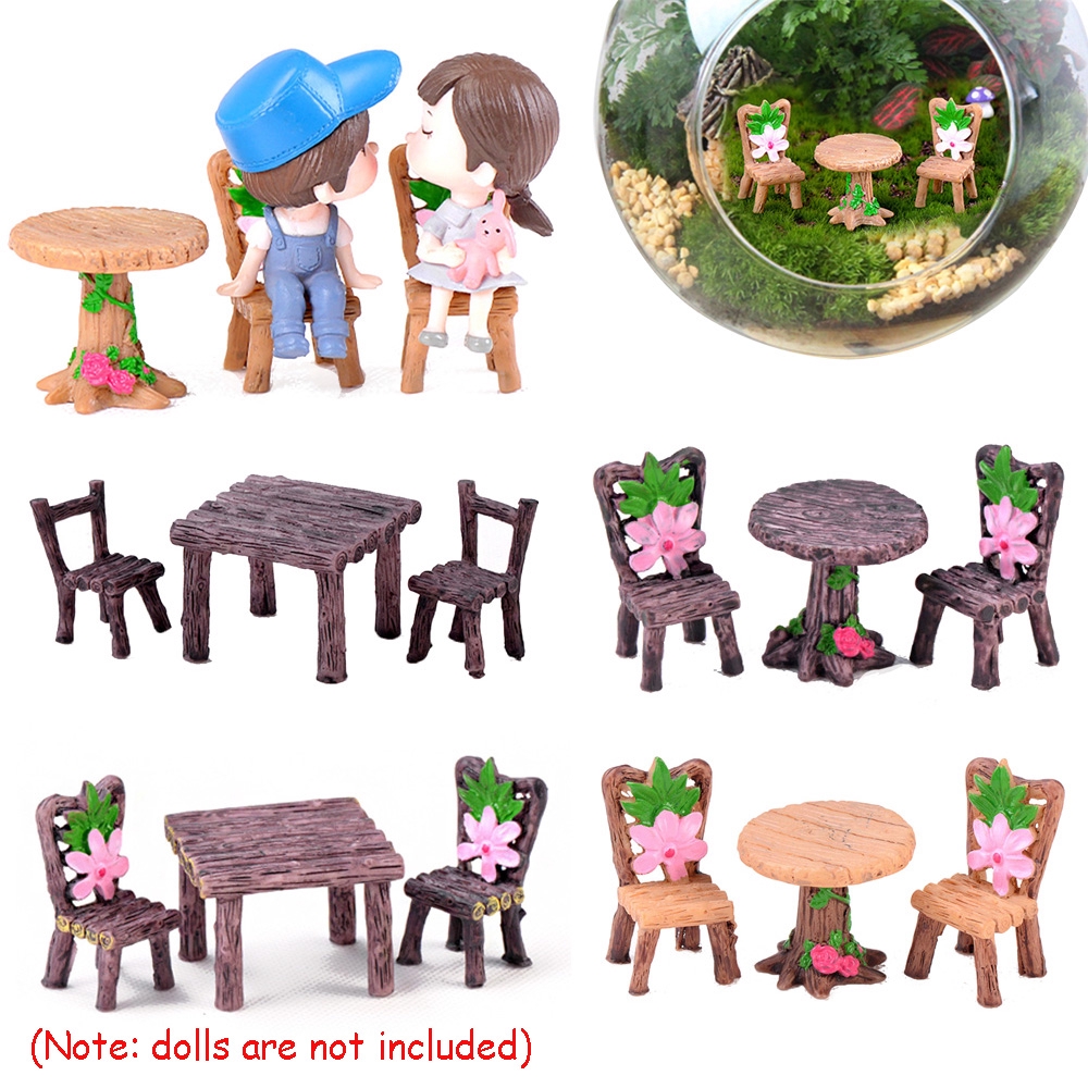 Set 3 Mô Hình Nàng Tiên Dễ Thương Dùng Trang Trí Tiểu Cảnh Diy