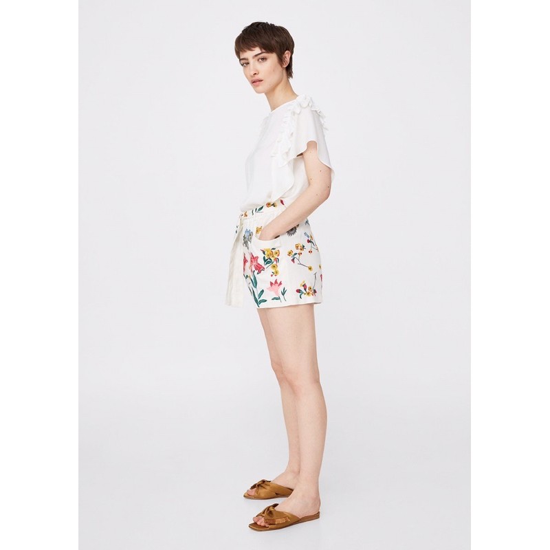 Áo Sơ Mi Mango Tay Bèo