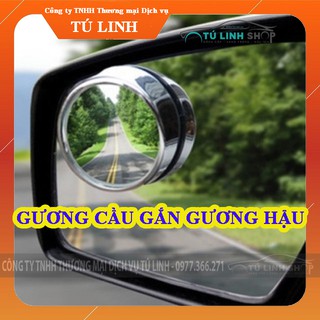 Gương cầu lồi dán gương hậu, xóa điểm mù, tăng an toàn đi xe
