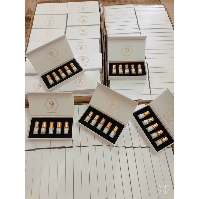 SET 5 CHAI TINH DẦU NƯỚC HOA DUBAI | Thế Giới Skin Care