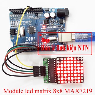 Mạch led matrix 8x8 sử dụng MAX7219