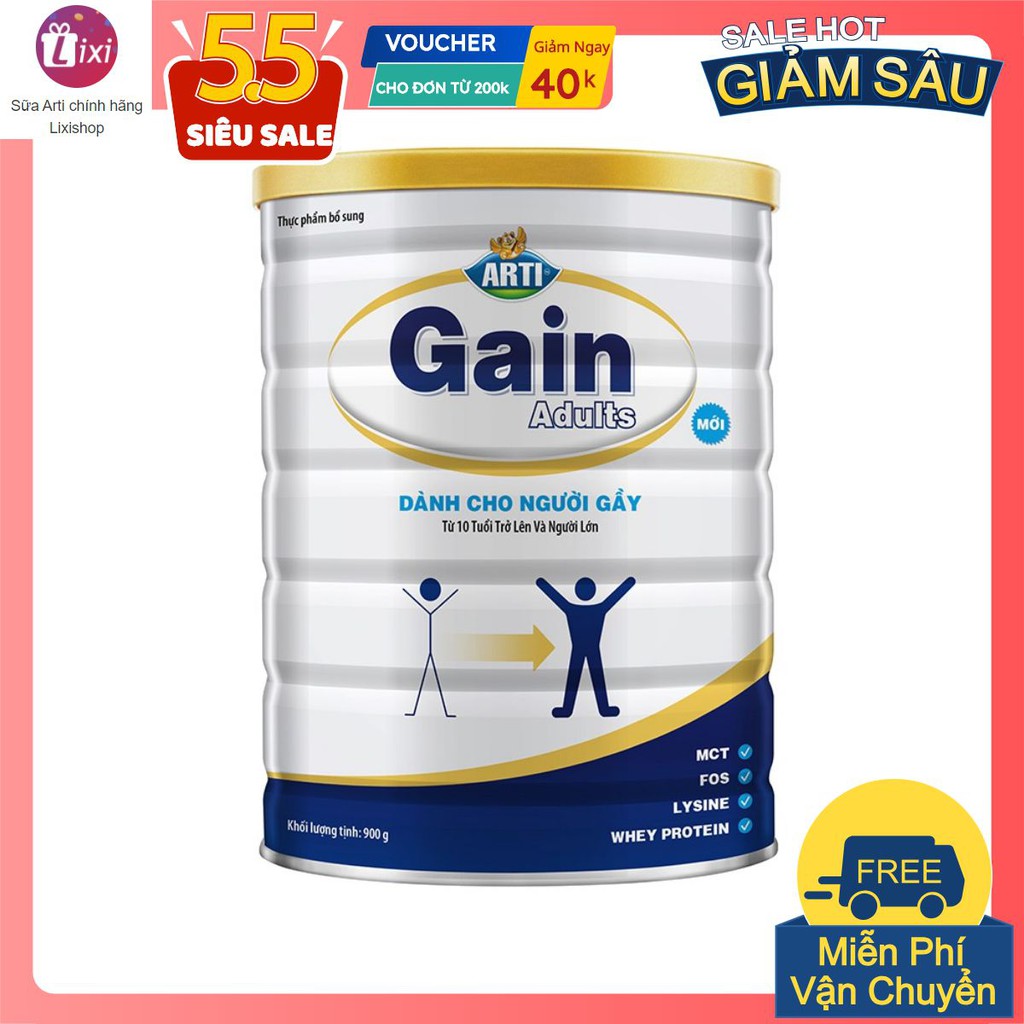 (Chương trình trợ giá) Sữa cho người gầy Arti Gain Adult 900G - chính hãng | BigBuy360 - bigbuy360.vn