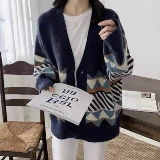 Áo len nữ dài tay, áo len nữ from rộng mặc bao ấm hàng cao cấp quảng châu chất len co giãn rất tốt | BigBuy360 - bigbuy360.vn