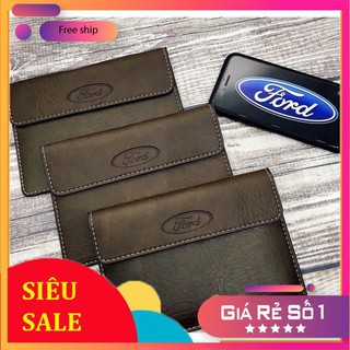 [RẺ VÔ ĐỊCH] Ví Đựng Giấy Tờ Xe Ô tô, Da Sang Trọng, Khắc Tên, Số ĐT, Biển Số Xe Theo Ý Khách Hàng - Hình Thật