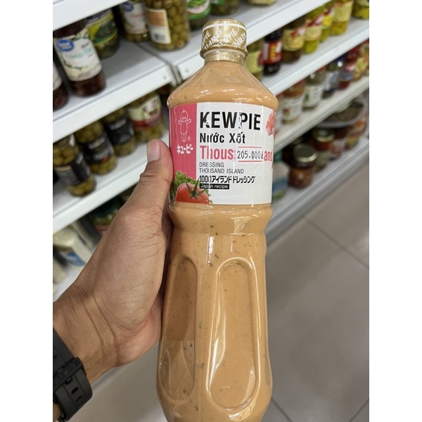 Hàng Cao Cấp Nhật Bản KewPie 1L - Nước xốt mè rang - Nước xốt tương mè - Nước xốt phô mai cay - Nước xốt phô mai )
