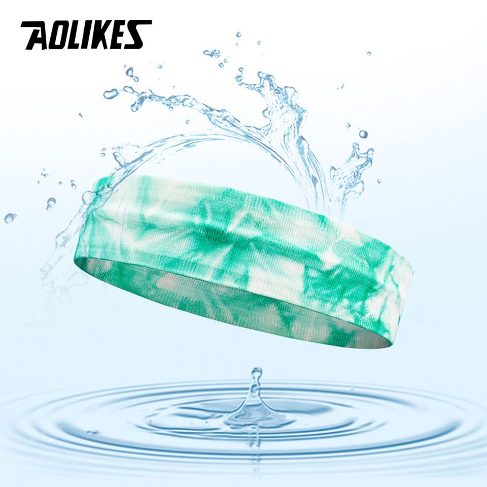 Aolikes 1 Băng Đô Thể Thao Thấm Hút Mồ Hôi Bằng Silicon Chống Trượt