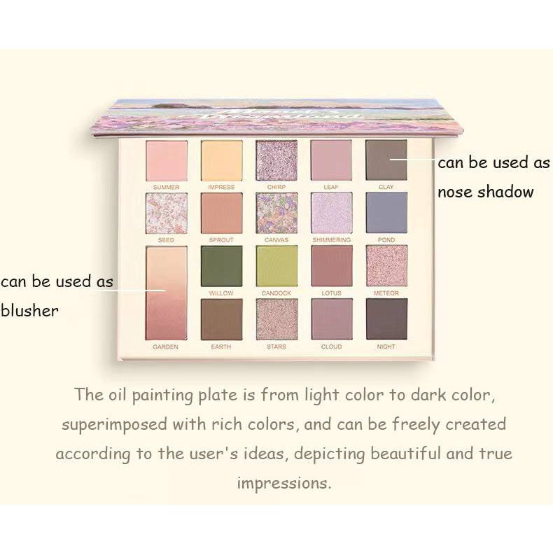 [Hàng mới về] Bảng phấn mắt Monel's Dreamland 20 màu hiệu ứng lì và ánh nhũ cực chuẩn thời trang | BigBuy360 - bigbuy360.vn