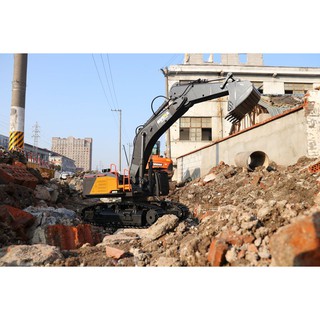 MÁY XÚC HUINA 592 BẢN NÂNG CẤP BÁNH RĂNG KIM LOẠI