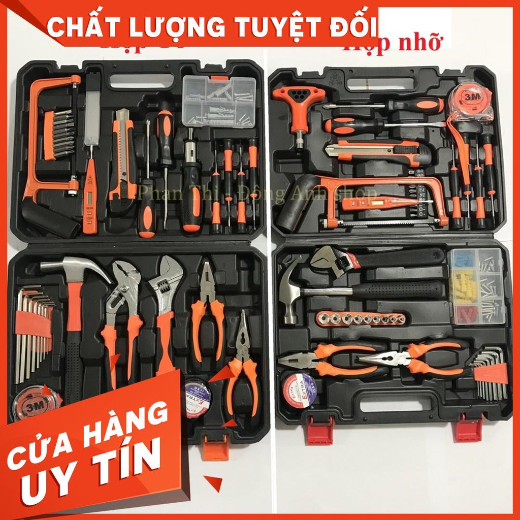 Bộ Đồ Nghề Đa Năng, Hộp Dụng Cụ Sửa Chữa Đa Năng 100 chi tiết chất lượng tốt