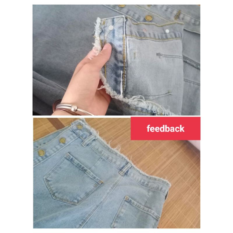 🍃 MẪU CHÂN VÁY JEANS DEMIN DÁNG DÀI LƯNG CAO 🍃