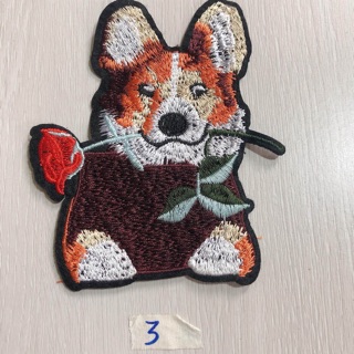 Sticker thêu hình kim sa