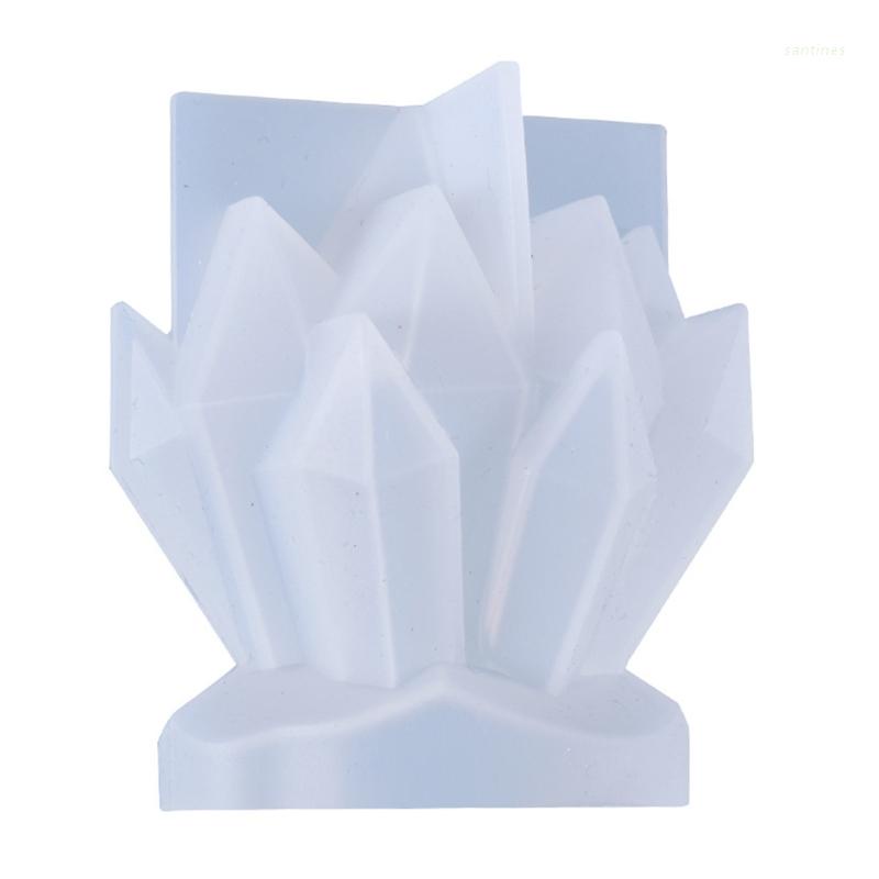 Khuôn Silicone Tạo Hình Đá Pha Lê Epoxy Resin Làm Nến Diy