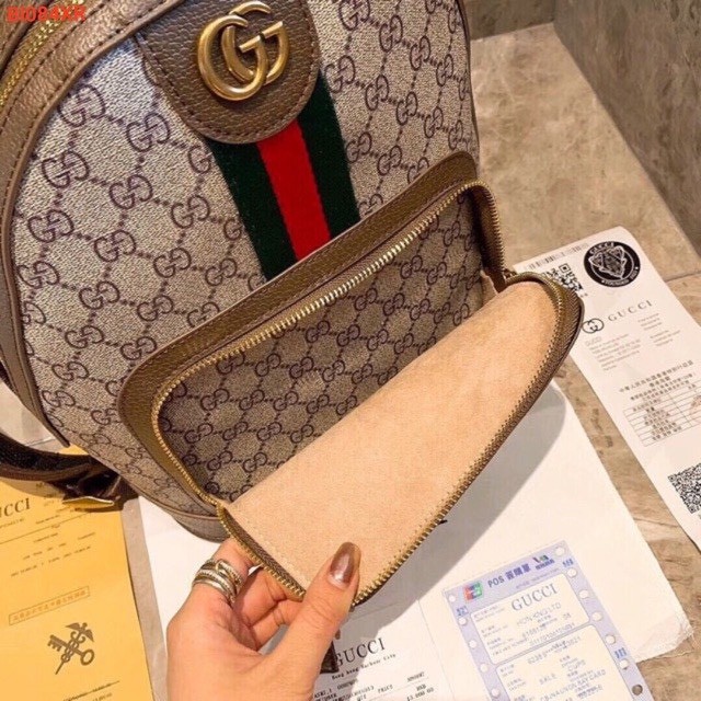 Balo thời trang chữ G.C, chất da mềm