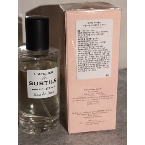 Nước hoa VT x BTS l'Atelier des Subtils 10ml