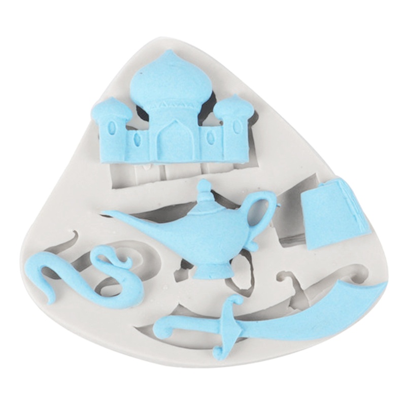 Khuôn Silicone Làm Bánh Tạo Hình Đèn Thần Kì 3D Độc Đáo Tiện Dụng