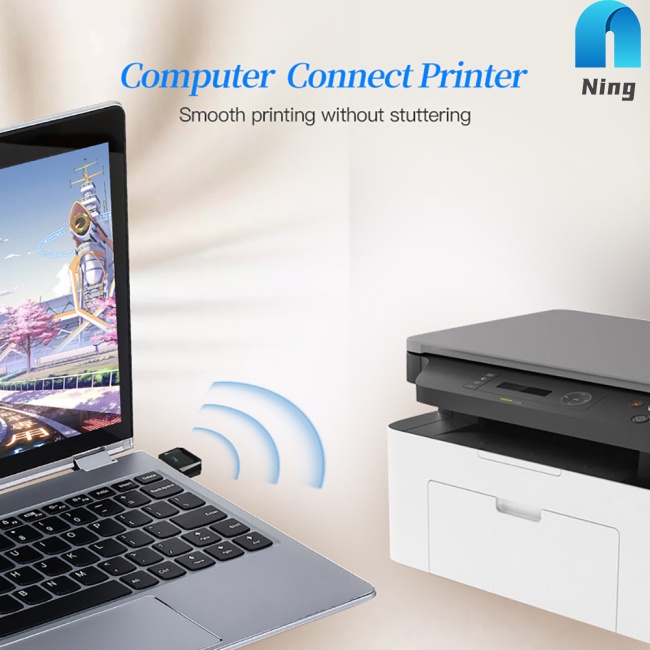 Bộ Chuyển Đổi Usb Bluetooth 5.0 Nhận Tín Hiệu Chuột / Loa / Máy Tính Để Bàn