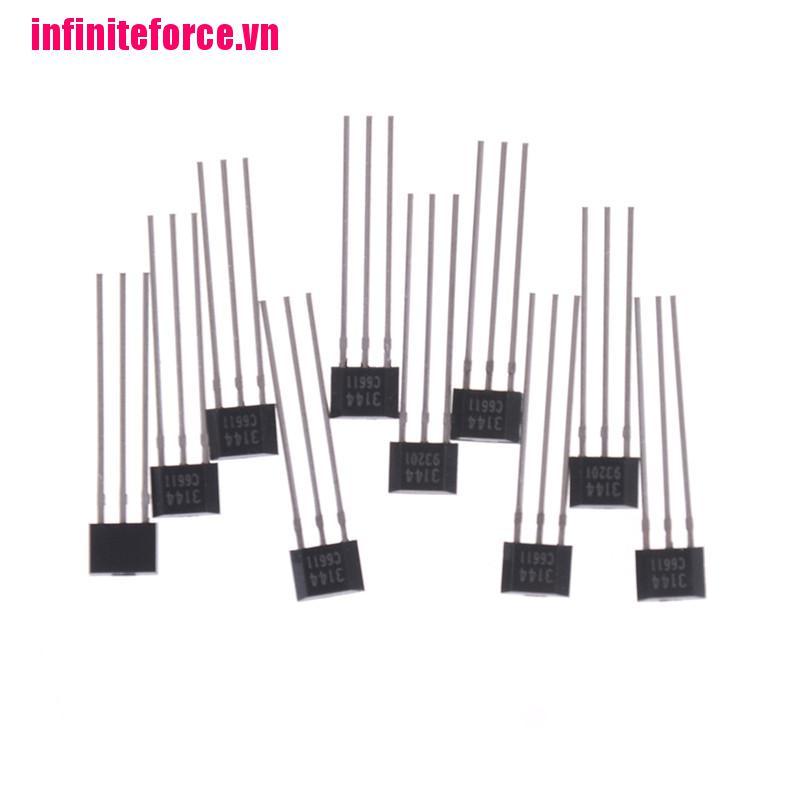 (Hàng Mới Về) Bộ 10 Máy Dò Cảm Biến Từ Tính Ah3144E Oh3144