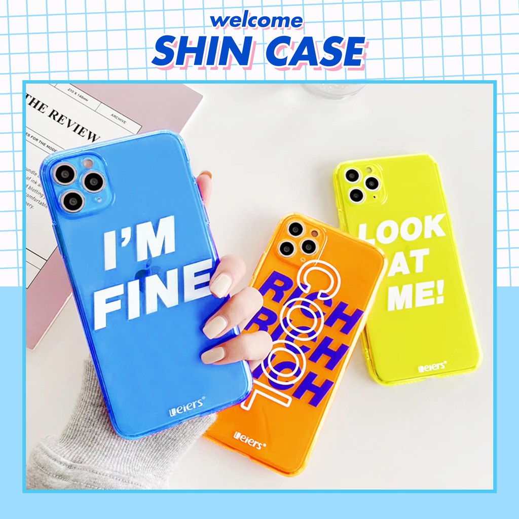 Ốp lưng iphone Slogan neon dẻo mềm 5/5s/6/6plus/6s/6splus/7/7plus/8/8plus/x/xr/xs/11/12/pro/max/plus/promax