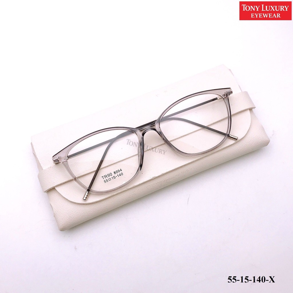 Gọng kính cận mắt mèo Tonyluxury Eyewear 55-15-140 nhận cắt Tròng Cận Viễn Loạn | BigBuy360 - bigbuy360.vn