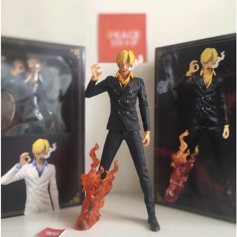 Mô Hình Sanji Chân Đen Mô Hình One Piece Đồ Chơi Decor Bàn Học Bàn Làm Việc Phòng Ngủ Anime Manga One Piece