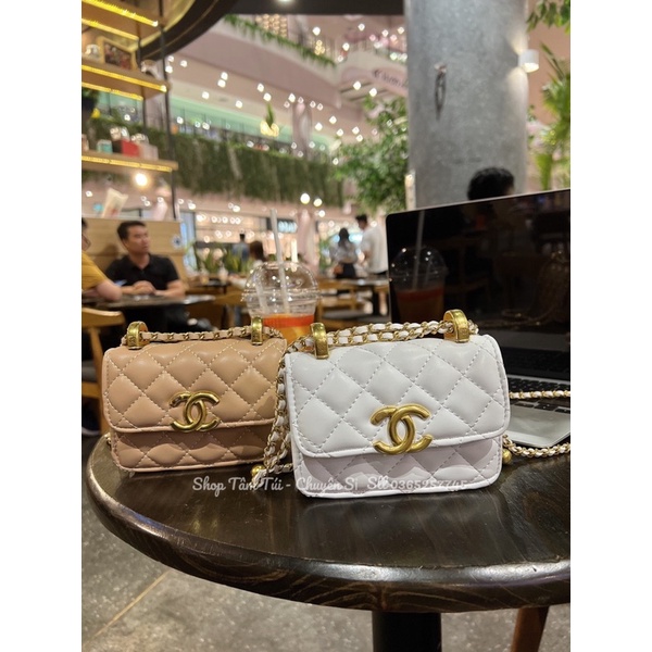 Túi xách cha n el 2 chuông hot hit ảnh thật shop chụp