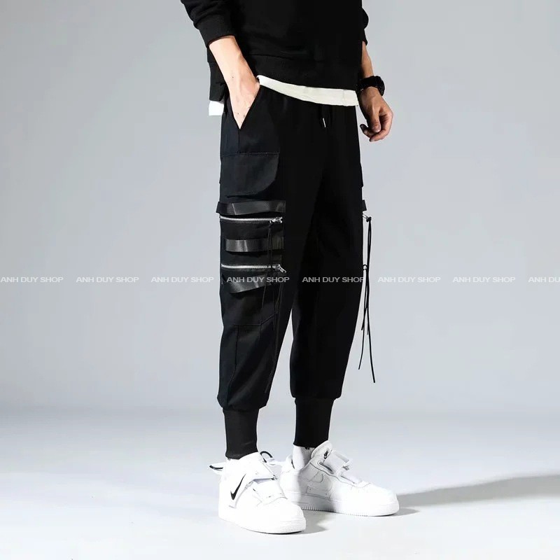 Quần Jogger Nam Kaki Túi Hộp Phong Cách Hiphop Đường Phố Thể Thao Unisex Nam Nữ ANH DUY SHOP JG07