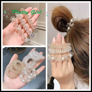 Dây buộc tóc đính ngọc trai giả xinh xắn cho nữ