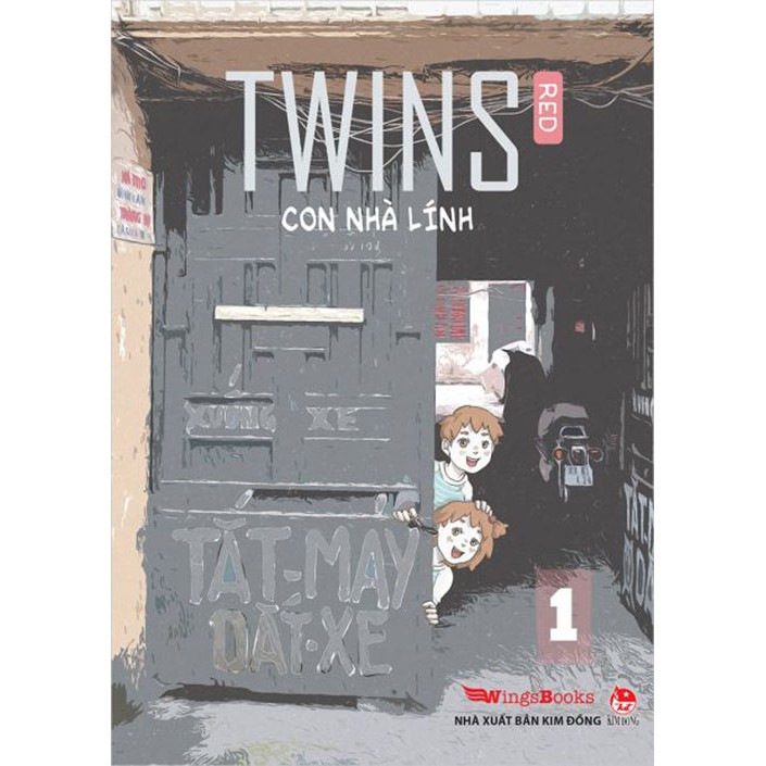  Truyện lẻ - Twins - Con nhà lính ( Tập 1,2,3,4 ) - Nxb Kim Đồng