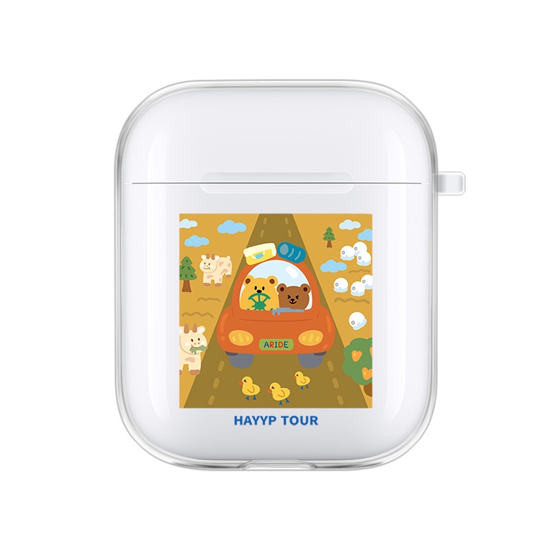 Vỏ Bảo Vệ Hộp Sạc Tai Nghe airpods 1 2 Pro 3rd Generation Pro 1/2 Trong Suốt Chống Sốc Họa Tiết Hoạt Hình Kiểu Nhật Hàn Dễ Thương