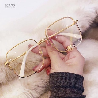 Mắt kính Nữ thời trang viền đính đá - Gọng kính giả cận mắt vuông đính viền đá sang trọng K372 Shop381