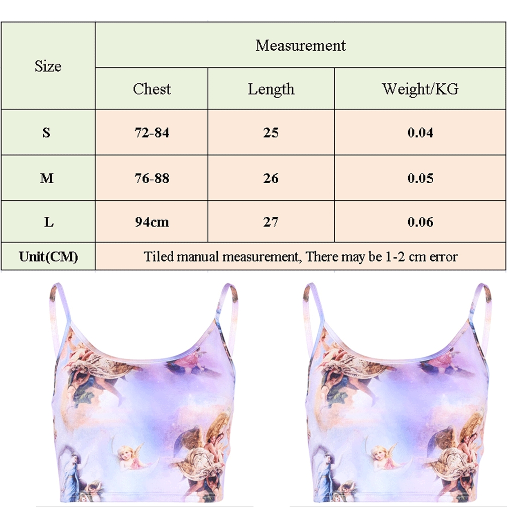 Áo croptop hai dây in họa tiết tôn dáng quyến rũ