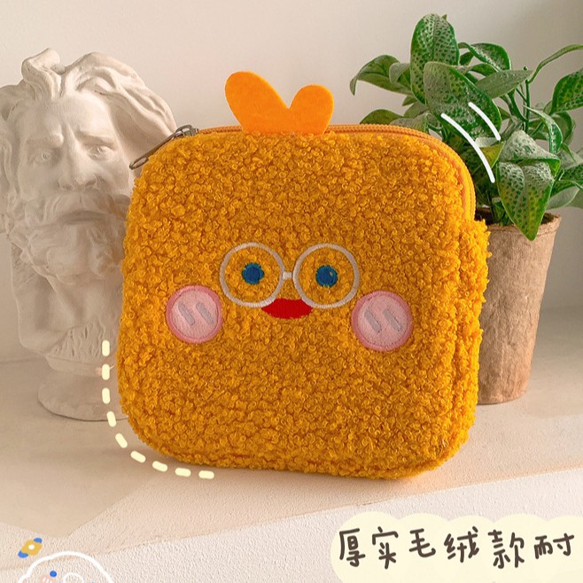 Túi Đựng Khăn Giấy In Hình Thỏ Và Gấu Kiểu Hàn Quốc Đáng Yêu Cho Nữ