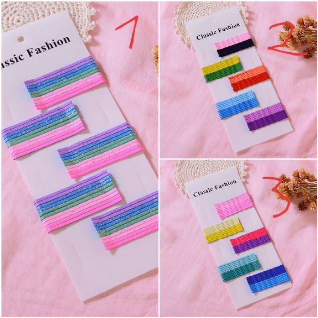 Set kẹp tăm rainbow mẫu mới